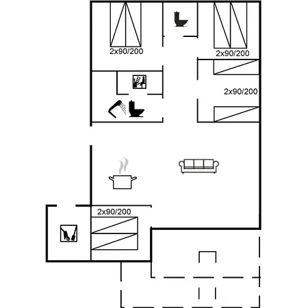 Hildegerd - 500m From The Sea By Interhome בית נופש *